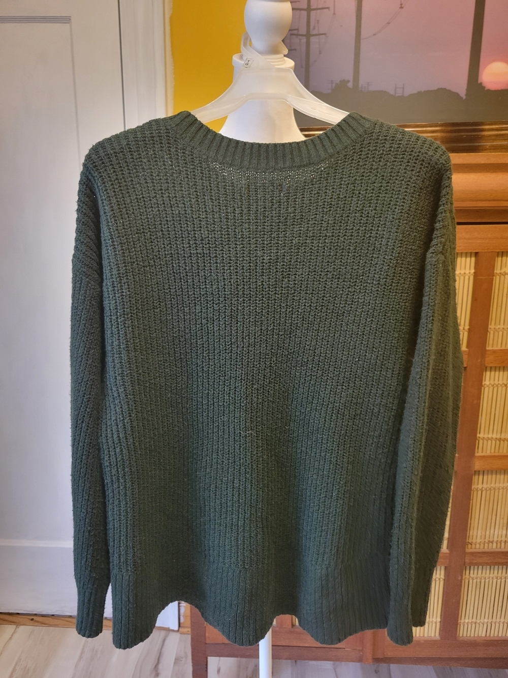 Sonoma Dark Green Knit Sweater - Dark Green PTP 21 "